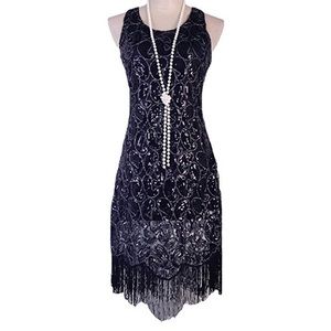 NWOT 1920s Flapper Sequined Dress Size Large